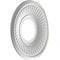Ekena Millwork Berkshire PVC Medallion (Canopies up to 4 1/2"), 10"OD x 3 1/2"ID x 3/4"P, Metallic Mist CMP10BEEPE - alternate 2